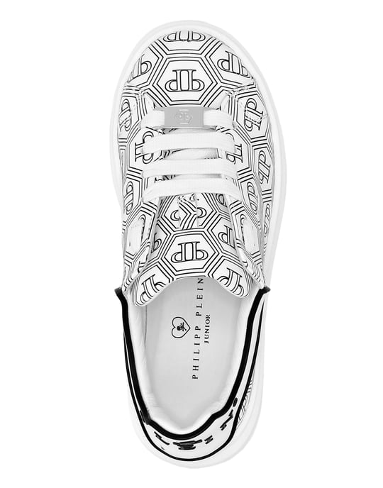 Leather Lo-Top Sneakers Monogram - Image 3
