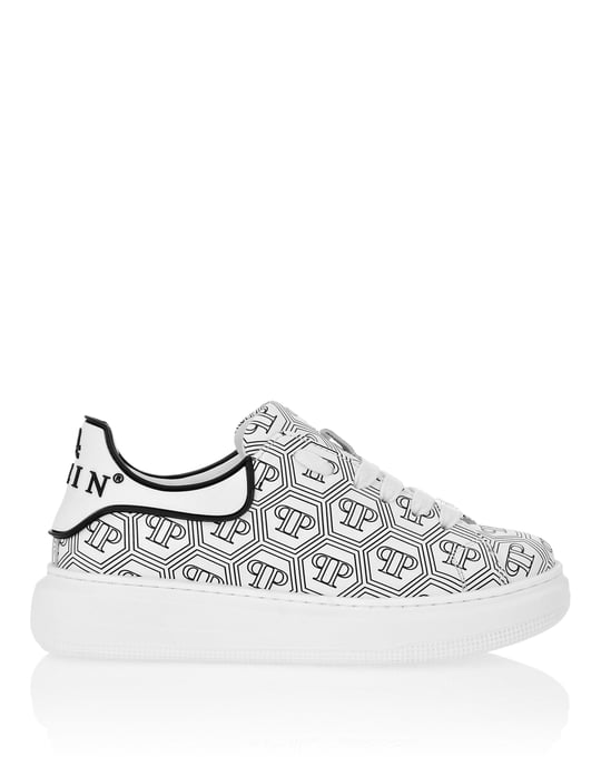 Leather Lo-Top Sneakers Monogram - Image 4