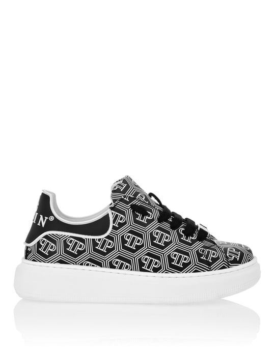 Leather Lo-Top Sneakers Monogram - Image 4