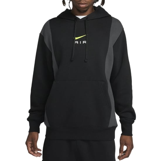 Nike Air Black Neon Fleece Hooded Tracksuit - Image 2