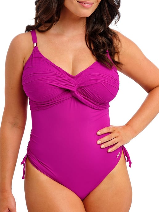 Beach Waves Twist Front Swimsuit - Image 1