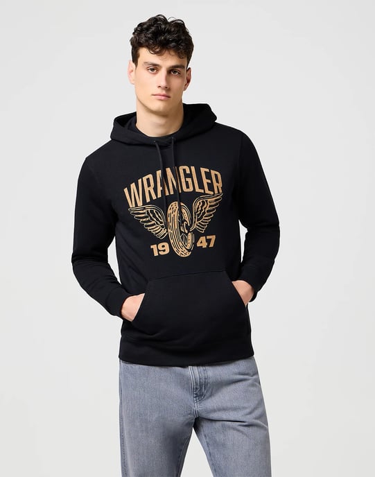 Wrangler - AMERICANA HOODIE - MARINEBLAUW - Image 1