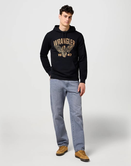 Wrangler - AMERICANA HOODIE - MARINEBLAUW - Image 3