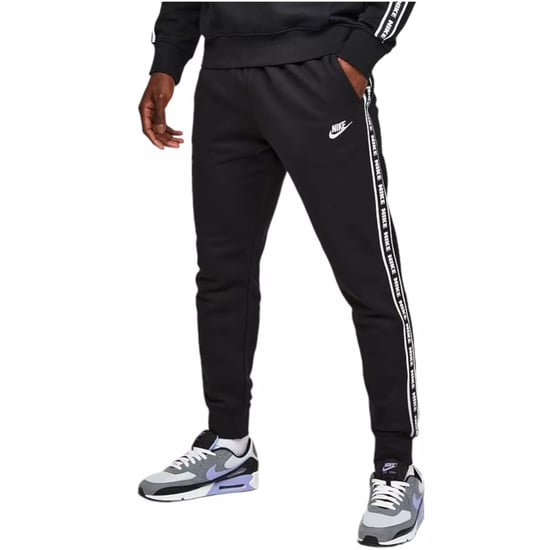 Nike Black Aries Tape Fleece Joggers - Image 1