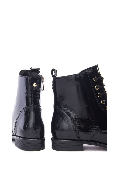 Penelopi Black Patent Leather Boots - Image 4