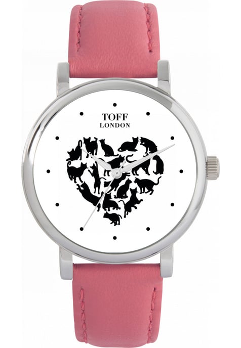 Toff London TLWS-39122 Ladies Love Cats Watch - Image 1