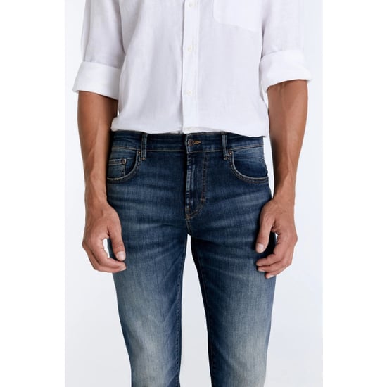 Cup of Joe Lance heren straight-fit jeans dark blue - Image 2