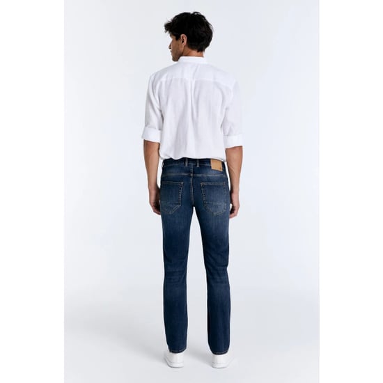 Cup of Joe Lance heren straight-fit jeans dark blue - Image 3