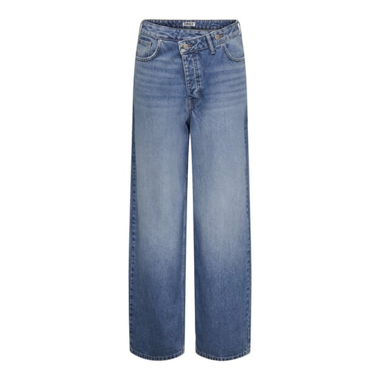 Only Onlanber kw asym oversiz baggy dnm tai blue denim - Image 1