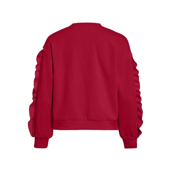 Vila Vimentina flounce o-neck ls top - - Image 2