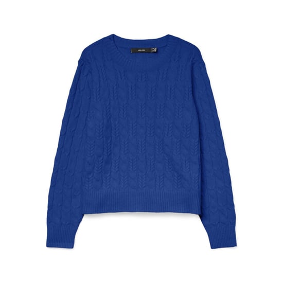 Vero Moda Vmaries ls o-neck cable pullover bf kobalt - Image 1