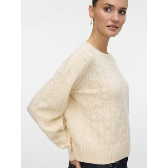 Vero Moda Vmaries ls o-neck cable pullover bf melee - Image 3