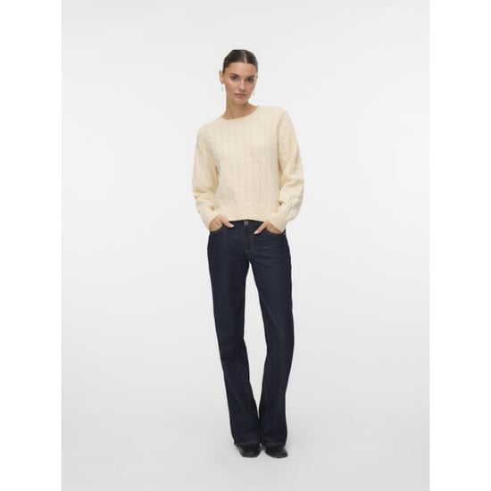 Vero Moda Vmaries ls o-neck cable pullover bf melee - Image 5