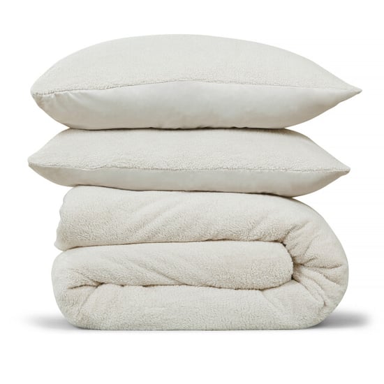 DoubleDry Dekbedovertrek teddy fleece eenpersoons 140x220 cm + 1 kussensloop - - Image 1