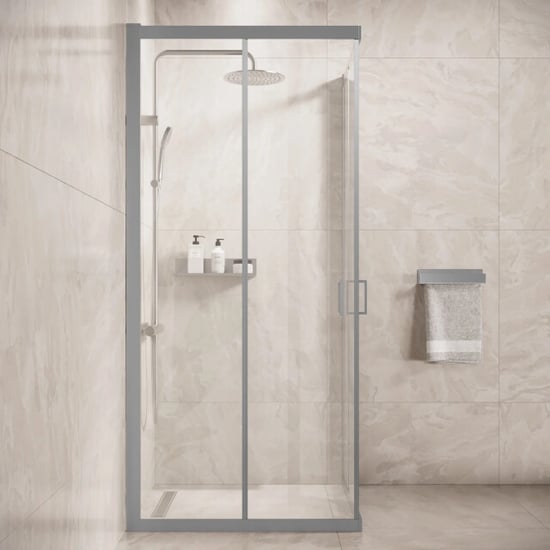Badplaats Douchecabine dakota 100 x 100 x 185 cm chroom douchewand met - Image 5