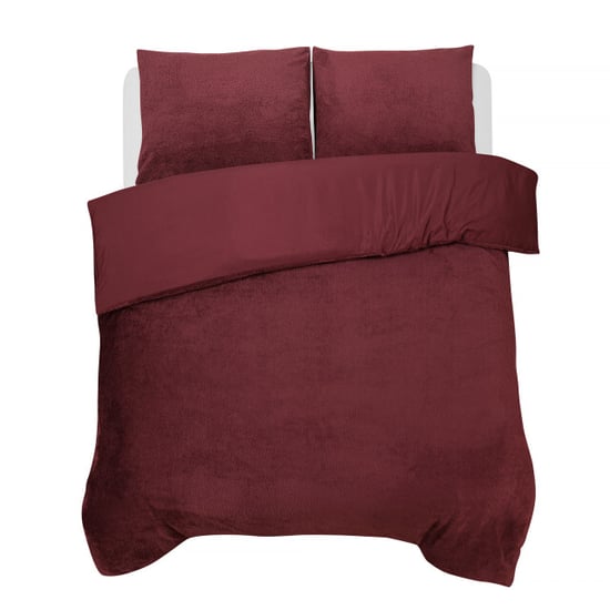 DoubleDry Dekbedovertrek teddy fleece eenpersoons 140x220 cm + 1 kussensloop - - Image 3