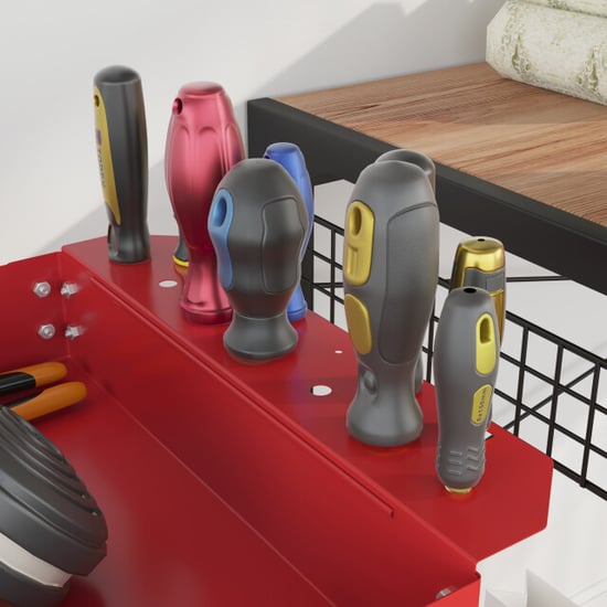 4goodz Gereedschapswagen met 3 etages, lege werkplaatswagen - - Image 6