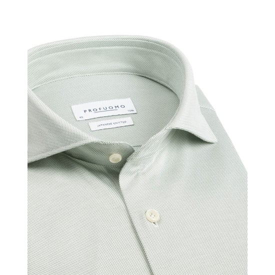 Profuomo Japanese knitted overhemd met lange mouwen - Image 2