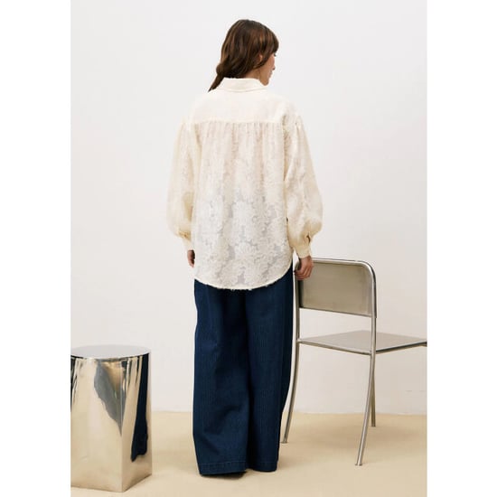 FRNCH Candi blouse pailletten creme - Image 4