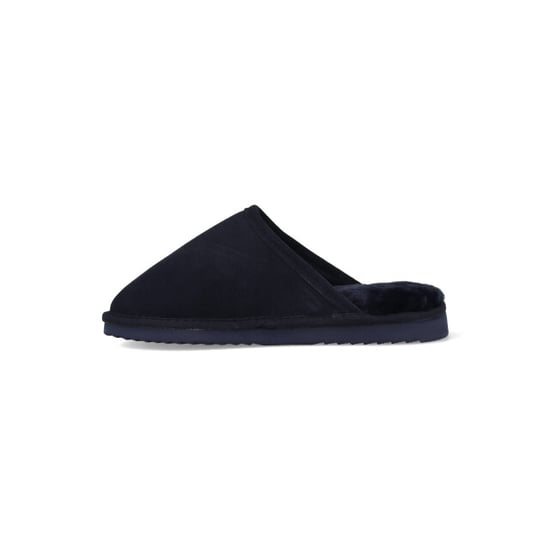 Warmbat Classic dk.navy heren pantoffel (open hiel) - Image 2
