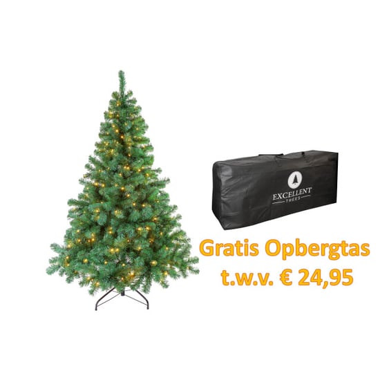 Excellent Trees Kerstboom ® led stavanger green 180 cm met verlichting nu met - Image 1