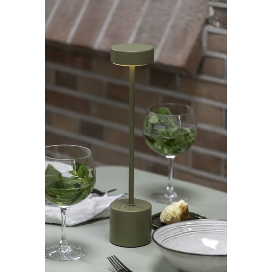 Leitmotiv tafellamp ganar led army green - Image 2