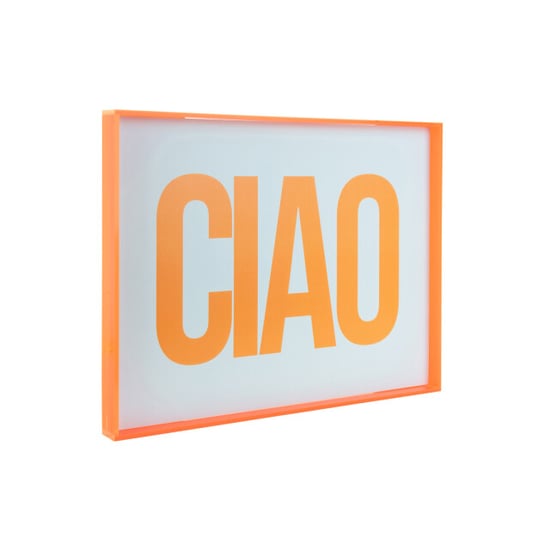 Present Time wall art ciao large helder - Image 1