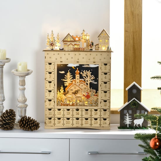 4goodz Adventskalender met led-verlichting 24 laden 36x52 cm - Image 4