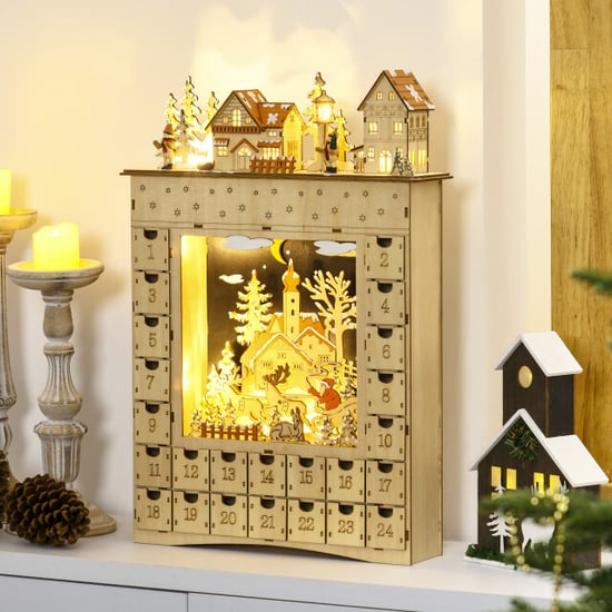 4goodz Adventskalender met led-verlichting 24 laden 36x52 cm - Image 5