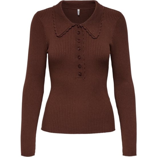 Jacqueline de Yong Jdyada ls collar pullover knt bordeaux - Image 1