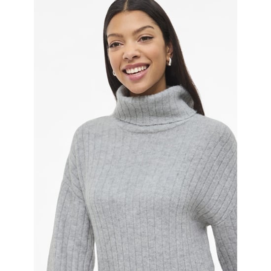 Vila Ssia rollneck ls knit dress licht - Image 4