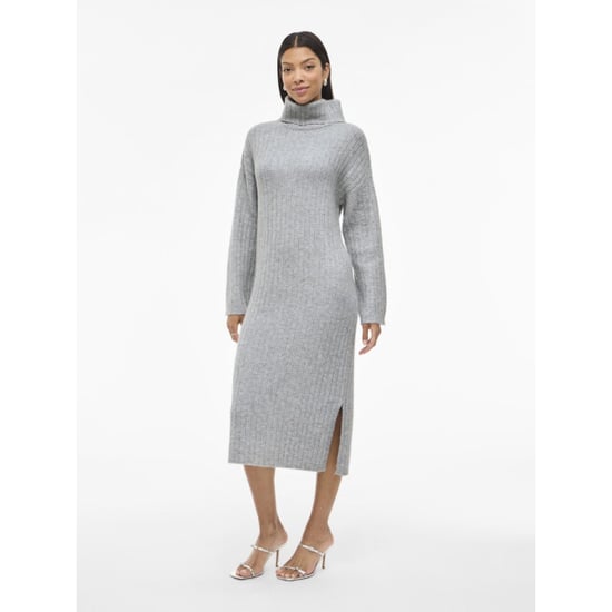 Vila Ssia rollneck ls knit dress licht - Image 6