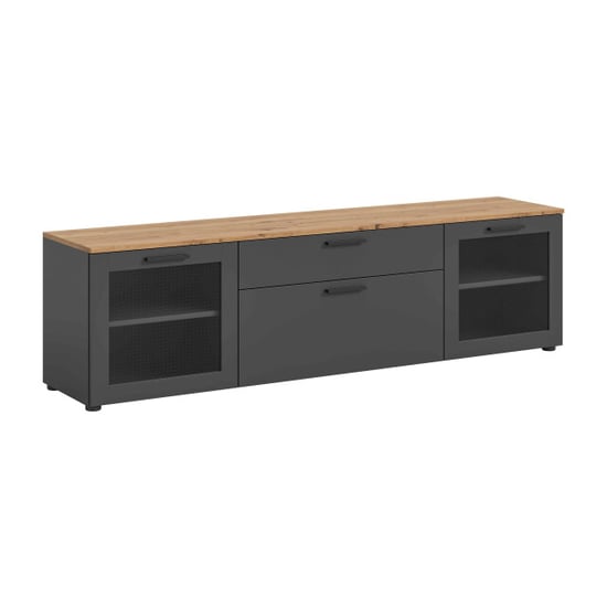 Furnilux Lage commode, , eiken artisan, 185/52/40 cm - Image 1