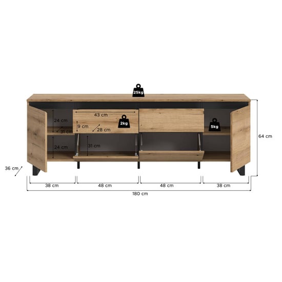 Furnilux Lowboard tomasa - Image 2