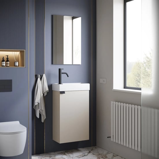 Badplaats Toiletmeubel apollo 40 x 22 cm - fonteinmeubel met wastafel - Image 6