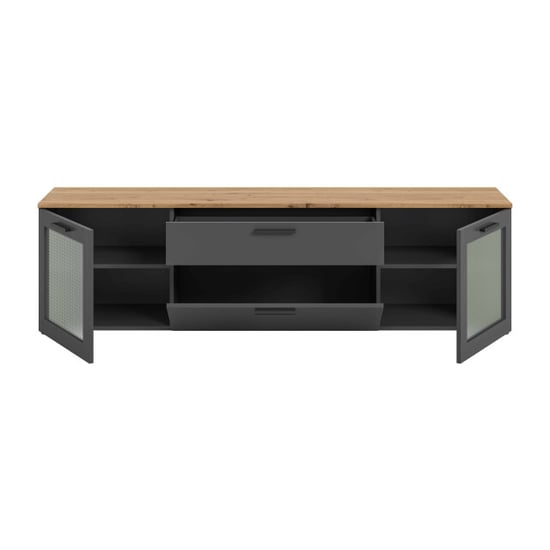 Furnilux Lage commode, , eiken artisan, 185/52/40 cm - Image 3