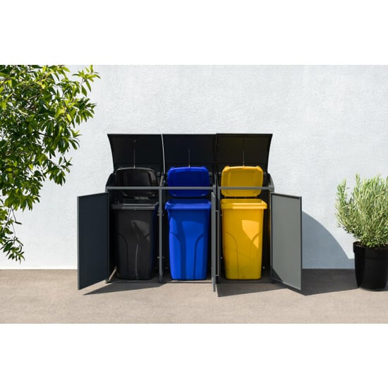 Westmann Moderna containerombouw afvalbak kliko ombouw 3 containers - Image 6