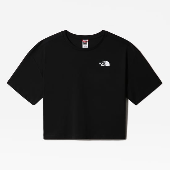 Women’S Plus Size Cropped Simple Dome T-Shirt - Image 1