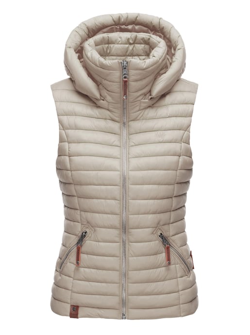 Navahoo Dames Gewatteerde Bodywarmer Shadaa – Lichte Weste met Afneembare Capuchon - Image 2