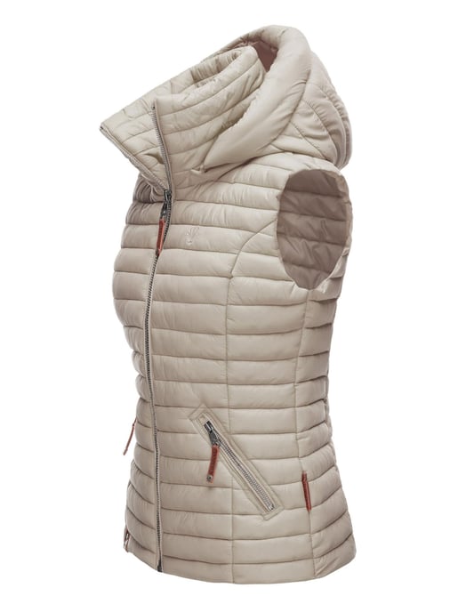 Navahoo Dames Gewatteerde Bodywarmer Shadaa – Lichte Weste met Afneembare Capuchon - Image 3