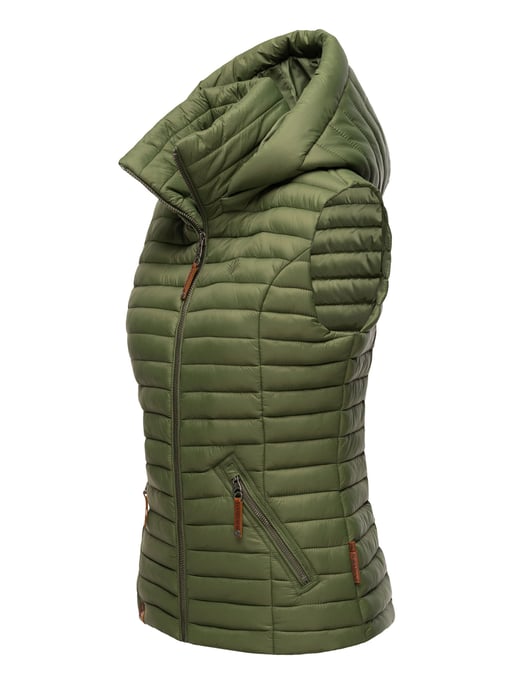 Navahoo Dames Gewatteerde Bodywarmer Shadaa – Lichte Weste met Afneembare Capuchon - Image 3