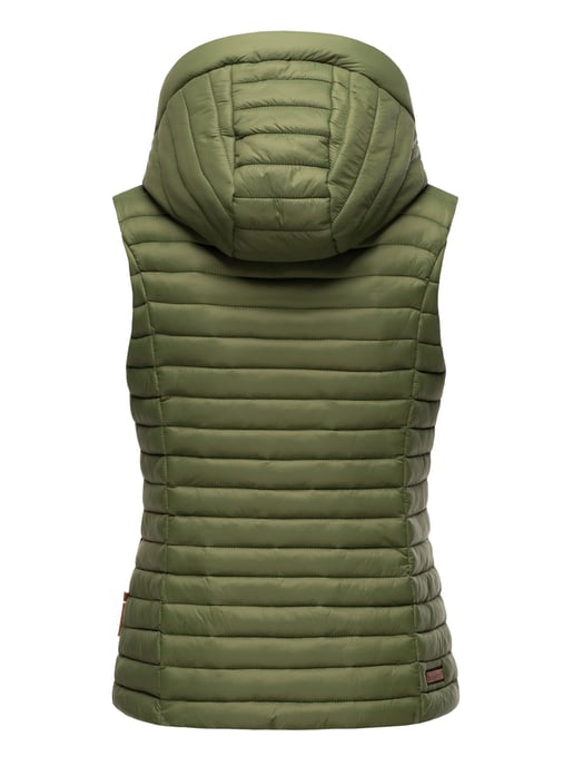 Navahoo Dames Gewatteerde Bodywarmer Shadaa – Lichte Weste met Afneembare Capuchon - Image 4