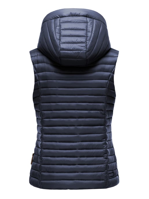 Navahoo Dames Gewatteerde Bodywarmer Shadaa – Lichte Weste met Afneembare Capuchon - Image 4