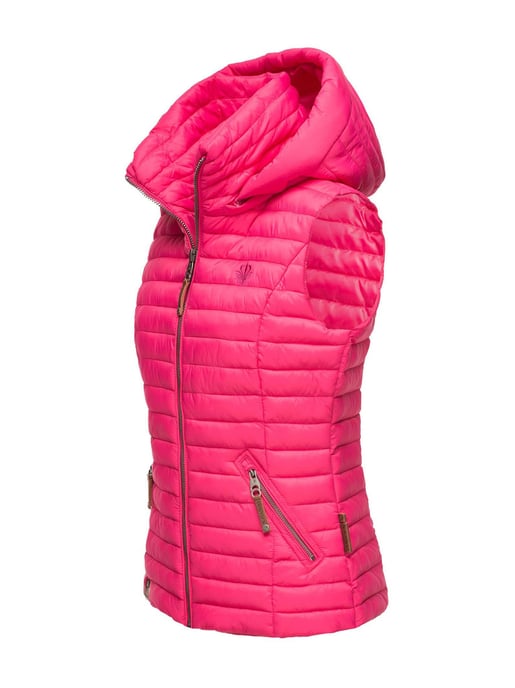 Navahoo Dames Gewatteerde Bodywarmer Shadaa – Lichte Weste met Afneembare Capuchon - Image 2