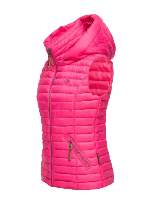 Navahoo Dames Gewatteerde Bodywarmer Shadaa – Lichte Weste met Afneembare Capuchon - Image 3