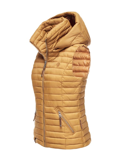 Navahoo Dames Gewatteerde Bodywarmer Shadaa – Lichte Weste met Afneembare Capuchon - Image 2