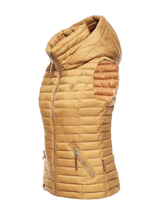 Navahoo Dames Gewatteerde Bodywarmer Shadaa – Lichte Weste met Afneembare Capuchon - Image 3
