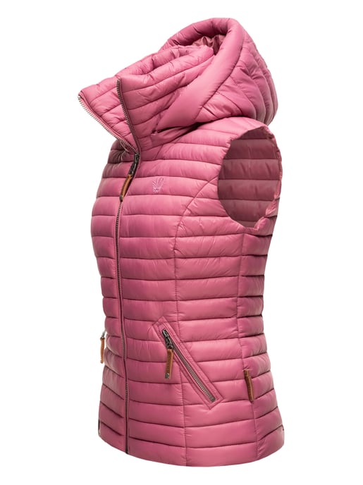 Navahoo Dames Gewatteerde Bodywarmer Shadaa – Lichte Weste met Afneembare Capuchon - Image 2