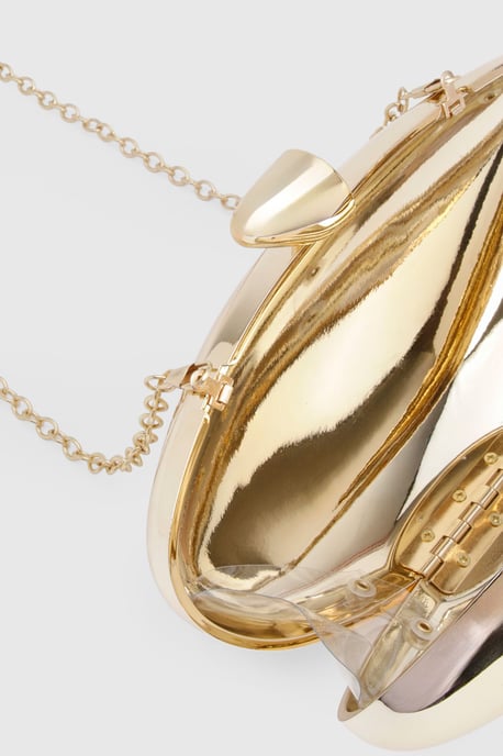Metallic Acrylic Clutch Bag - Image 4