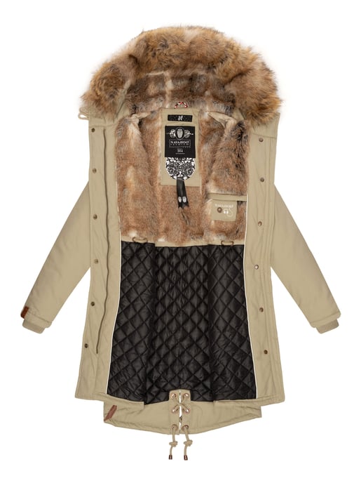 Navahoo Dam Vinterjacka Rosinchen – Klassisk Parka med Avtagbar Fuskpäls-krage - Image 6